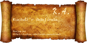 Kuchár Adelinda névjegykártya